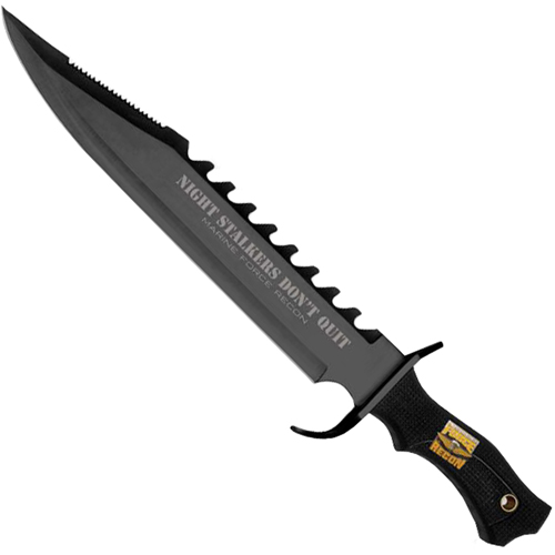 United Cutlery Marine Force Night Stalker Bowie Knife with Sheath