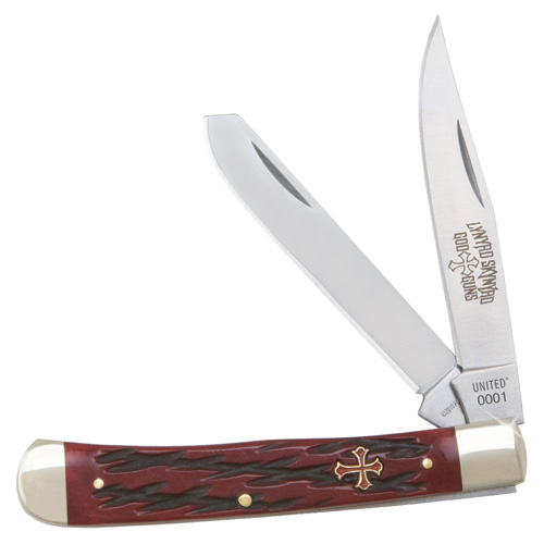 United Cutlery Lynyrd Skynyrd God Guns Trapper Folding Knife - Box Set