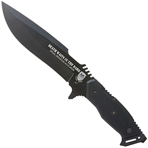 United Cutlery Death Waits in the Dark Fighting Knife with Sheath