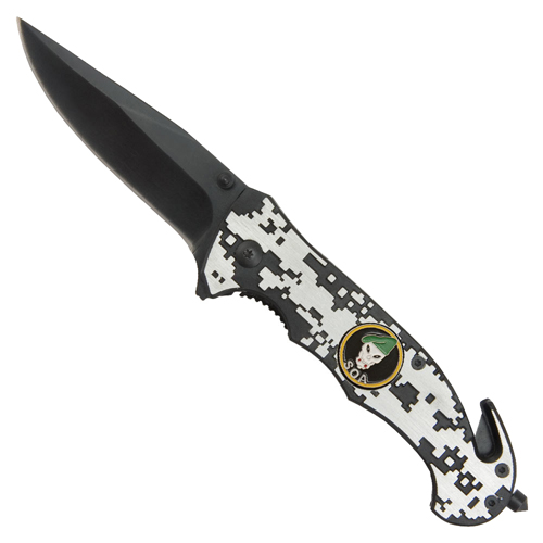 United Cutlery S.O.A Silver Camouflage Folding Blade Knife