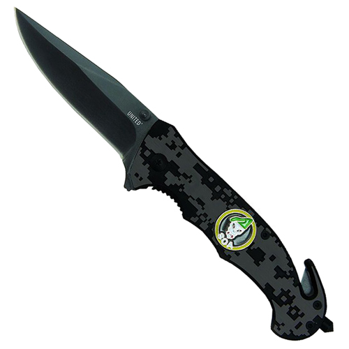 United Cutlery S.O.A Black Camouflage Folding Blade Knife