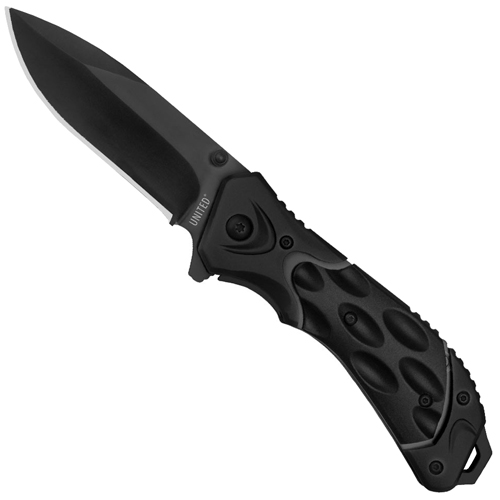 United Cutlery Rampage Auto Assist Black Folding Knife
