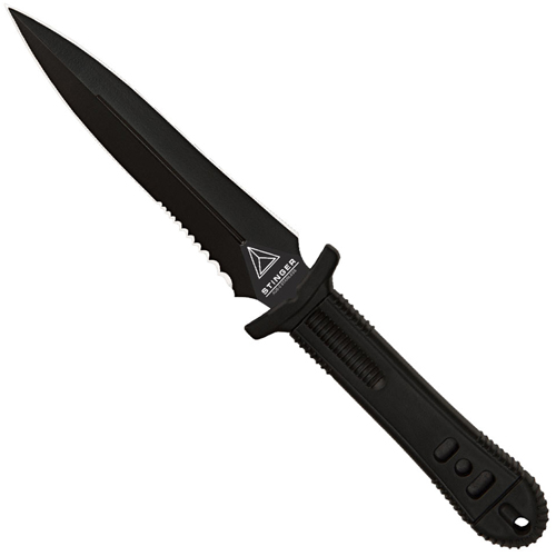 United Cutlery Special Agent Stinger Dagger Style Blade Fixed Knife - Black
