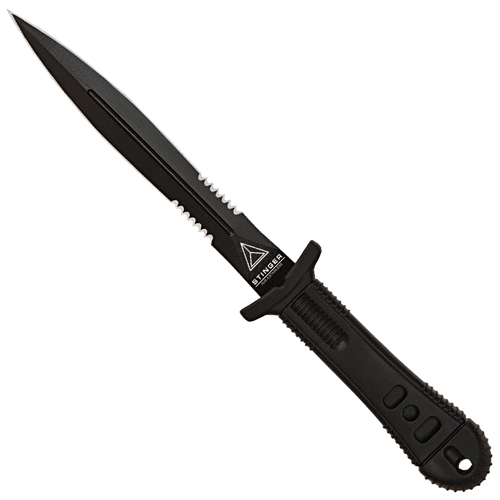 United Cutlery Special Agent Stinger Black Stiletto Knife with Nylon Sheath