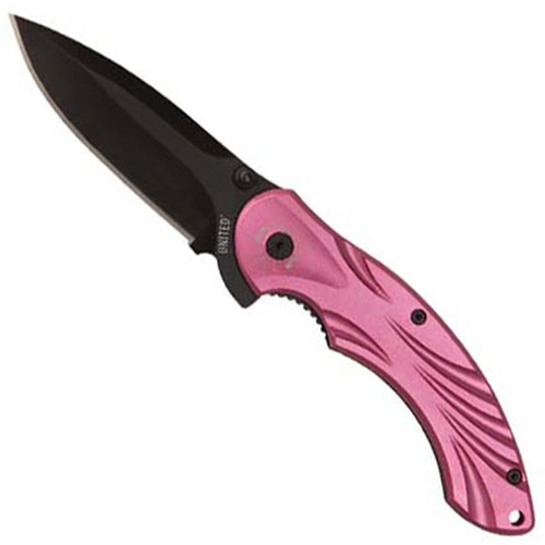 United Cutlery Black Ball Aluminum Handle Knife - Pink