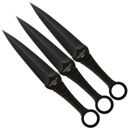 United Cutlery Expendables Kunai 3 Pieces Thrower Knife - Black