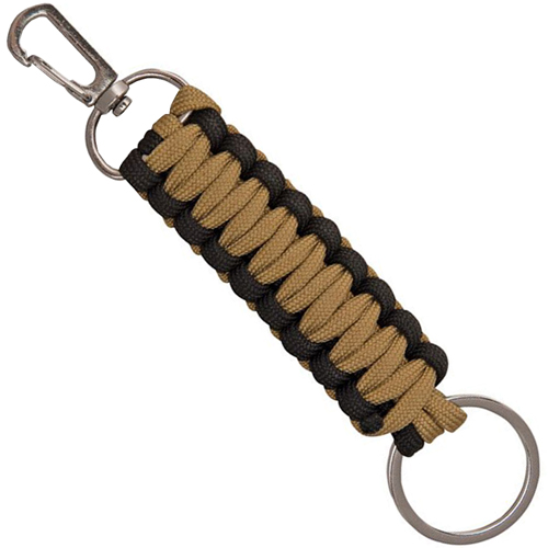 United Cutlery Elite Forces Paracord Coyote/Black Keychain