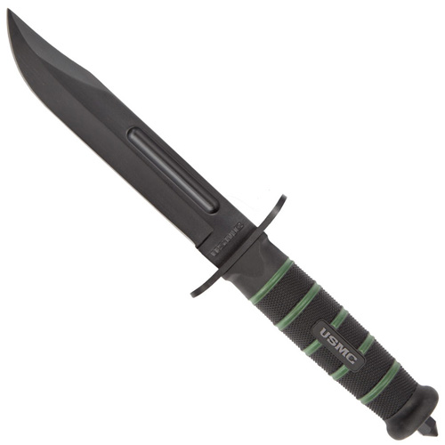 USMC Blackout Combat Fighter Fixed Knife