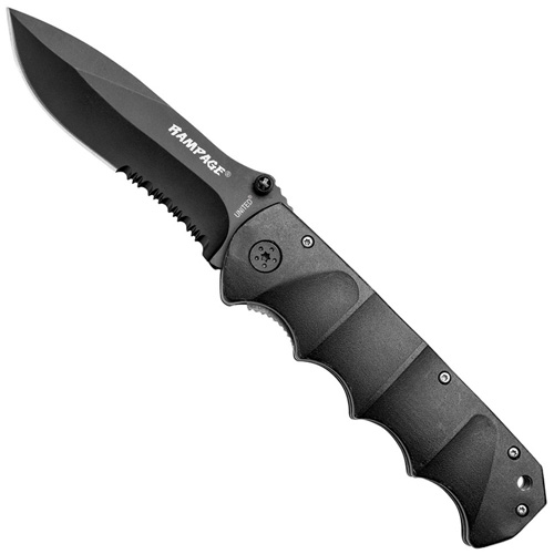 Rampage Stealth Spear Point Folding Blade Knife