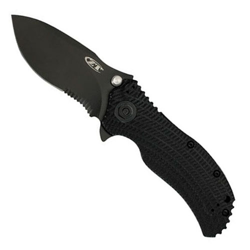 ZT Speedsafe Partial Serration Folding Combat Knife