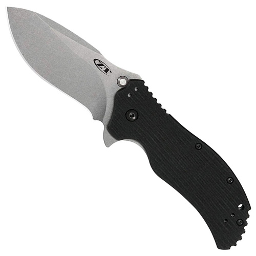 Zero Tolerance Black Stonewash Blade Folding Knife