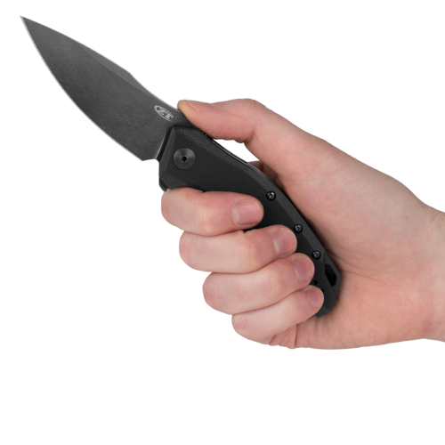 ZT G10 Drop Point Blackwash Folding Knife