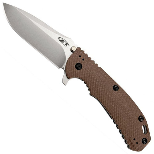 ZT Hinderer Dark Earth Scale 3.75 Inches Folding Knife