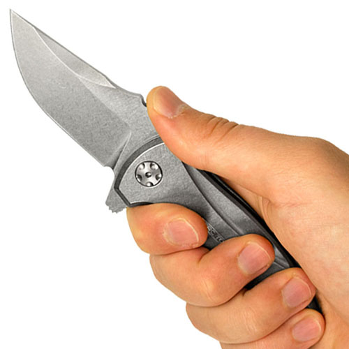 Zero Tolerance 0900 Stonewash Finish Folding Blade Knife