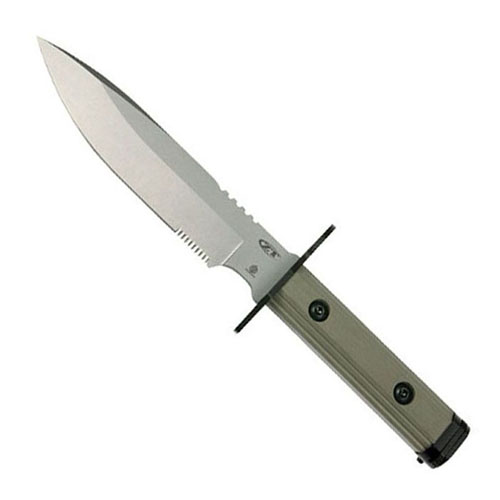 ZT Bayonet 7-1/2 Inches Ranger Green Fixed Blade Knife