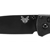 Benchmade Drop Point Blade Plain Edge Folding Knife