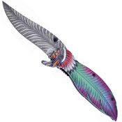 Feather Linerlock Folding Knife