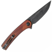 Mini Asticus Damascus Flipper Knife Blade