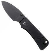 Explore the Baby Banter Folding Knife with a sleek black G10 handle and a sharp gray blade. Compact and reliable, it's the ideal companion for your everyday carry needs. Order now!