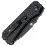 Explore the Baby Banter Folding Knife with a sleek black G10 handle and a sharp gray blade. Compact and reliable, it's the ideal companion for your everyday carry needs. Order now!