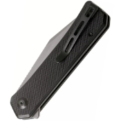 Relic Folding Knife - Black G10 Handle