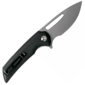 Odium Folding Knife - Black G10 Handle