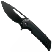 Odium Folding Knife - Black G10 Handle