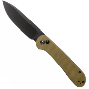  Button Lock Elementum 3.47'' Folding Knife