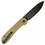  Button Lock Elementum 3.47'' Folding Knife