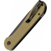  Button Lock Elementum 3.47'' Folding Knife