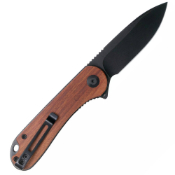 Civivi Folding Pocket wood handle Knife