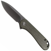 Elementum Folding Knife - Micarta Handle