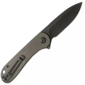 Elementum Folding Knife - Micarta Handle