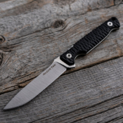 Razor Tek Fixed Knife 6.5 Inch - Black Handle