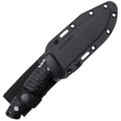 Razor Tek Fixed Knife 6.5 Inch - Black Handle