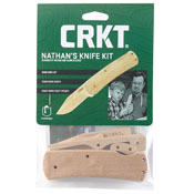 CRKT Nathans Softwood Lockback Folder Knife Kit