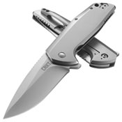 G.S.D Drop Point Satin Finish Blade Folding Knife