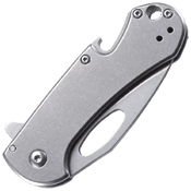 Bev-Edge Stonewash Finish Folding Knife w/ Bottle Opener