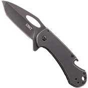 Bev-Edge Stonewash Finish Folding Knife w/ Bottle Opener