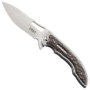 CRKT Ikoma Fossil Frame Lock Folding Knife