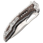 CRKT Ikoma Fossil Frame Lock Folding Knife