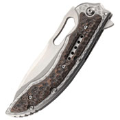 CRKT Ikoma Fossil Frame Lock Folding Knife