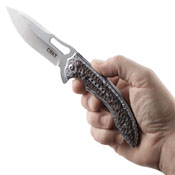 CRKT Ikoma Fossil Frame Lock Folding Knife