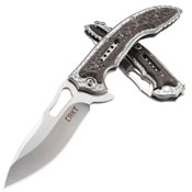 CRKT Ikoma Fossil Frame Lock Folding Knife