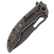 CRKT Ikoma Fossil Frame Lock Folding Knife