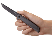 CRKT Helical 0.128 Inch Thick Plain Blade Folding Knife