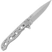 M16-03SS Folding Knife w Frame Lock - Stainless Steel