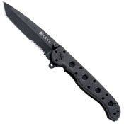 CRKT M16 EDC Tanto Half Serrated Blade Folding Knife - GRN Handle