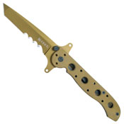 CRKT Half Serrated Military Folding Blade Knife 