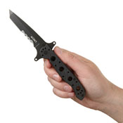 CRKT Half Serrated Military Folding Blade Knife 